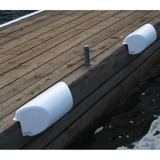 Dock Edge Dolphin Dockside Bumper 7" x 16" Straight - White Dock Edge