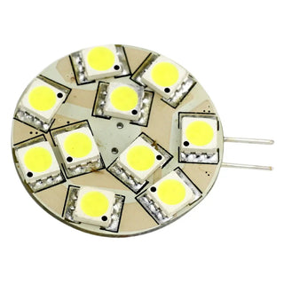 Lunasea G4 12 LED Side Pin Light Bulb - 12VAC or 10-30VDC 2W/140 Lumens - Warm White Lunasea Lighting