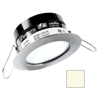 i2Systems Apeiron PRO A503 - 3W Spring Mount Light - Round - Neutral White - Brushed Nickel Finish I2Systems Inc