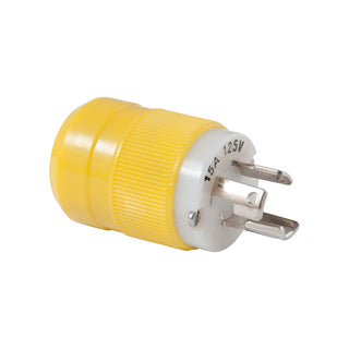 Marinco Locking Plug - 15A, 125V - Yellow Marinco