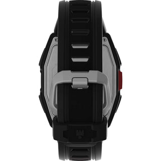 Timex IRONMAN® T300 Silicone Strap Watch - Black/Red Timex