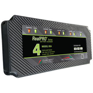 Dual Pro RealPRO Series Battery Charger - 24A - 4-Bank Dual Pro