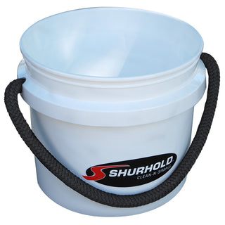 Shurhold World's Best Rope Handle Bucket - 3.5 Gallon - White Shurhold