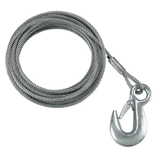 Fulton 3/16" x 25' Galvanized Winch Cable - 4,200 lbs. Breaking Strength Fulton
