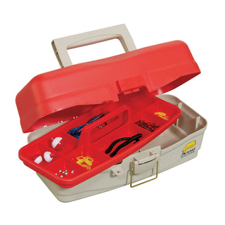 Plano Take Me Fishing™ Tackle Kit Box - Red/Beige Plano