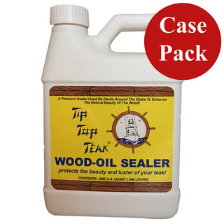 Tip Top Teak Tip Top Teak Wood Oil Sealer - Quart - *Case of 12* Tip Top Teak