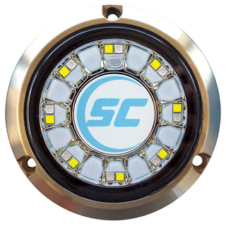 Shadow-Caster Blue/White Color Changing Underwater Light - 16 LEDs - Bronze Shadow-Caster LED Lighting