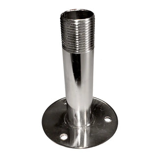 Sea-Dog Fixed Antenna Base 4-1/4" Size w/1"-14 Thread Formed 304 Stainless Steel Sea-Dog