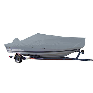 Carver Performance Poly-Guard Styled-to-Fit Boat Cover f/20.5' V-Hull Center Console Fishing Boat - Grey Carver by Covercraft