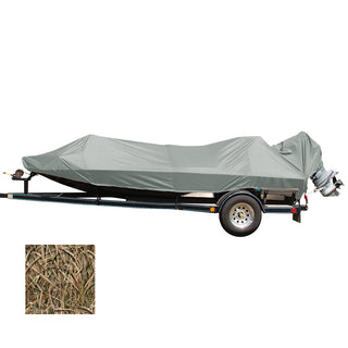 Carver Performance Poly-Guard Styled-to-Fit Boat Cover f/18.5' Jon Style Bass Boats - Shadow Grass Carver by Covercraft