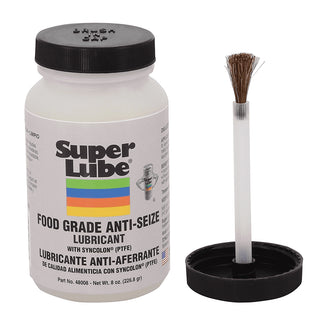 Super Lube Food Grade Anti-Seize w/Syncolon® (PTFE) - 8oz Brush Bottle Super Lube