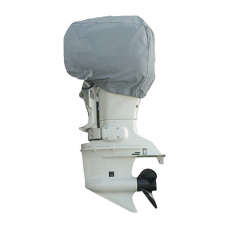 Carver Sun-DURA® 25 HP Universal Motor Cover - 30"L x 40"H x 24"W - Grey Carver by Covercraft