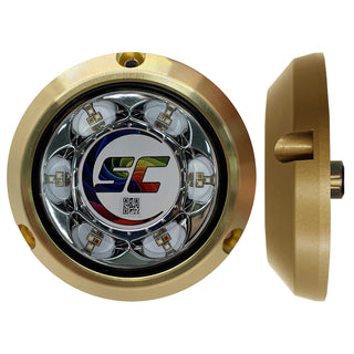 Shadow-Caster SC3 Series CC (Full Color Change) Bronze Surface Mount Underwater Light Shadow-Caster LED Lighting