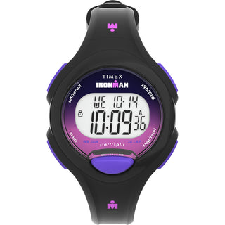 Timex Ironman Women's Essentials 30 - Black Case - Purple Button Timex