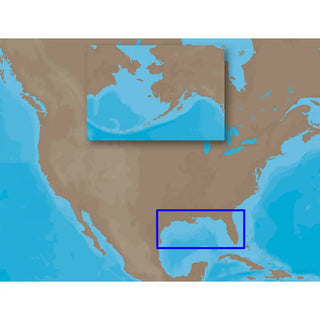 C-map Na-m420 Max Wide Microsd Gulf Of Mexico Bathymetric C-Map