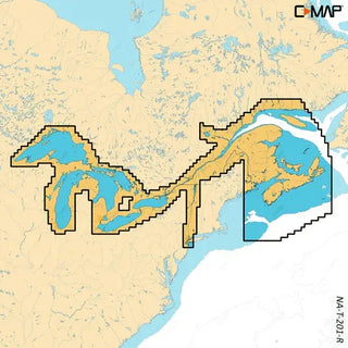 C-map Reveal X Coastal Great Lakes Microsd C-Map