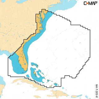 C-map Reveal X Coastal Chesapeake Bay To The Bahamas Microsd C-Map