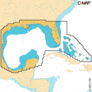 C-map Reveal X Coastal Gulf Of Mexico And Bahamas Microsd C-Map