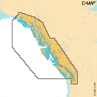 C-map Reveal X Coastal British Columbia And Puget Sound Microsd C-Map