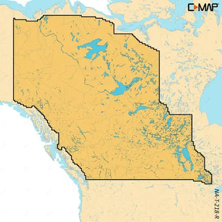 C-map Reveal X Inland Canada Lakes West Microsd C-Map