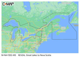 C-map Reveal Coastal Great Lakes To Nova Scotia C-Map