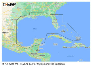 C-map Reveal Coastal Gulf Of Mexico And Bahamas C-Map