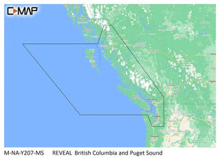 C-map Reveal Coastal British Columbia And Puget Sound C-Map