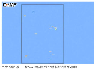 C-map Reveal Coastal Hawaii, Marshall Islands And French Polynesia C-Map