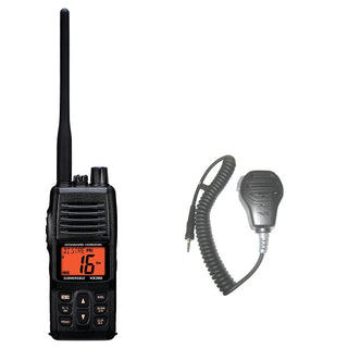 Standard Hx380 Hand Held Vhf With Mh-73a4b Speaker Micropho Standard